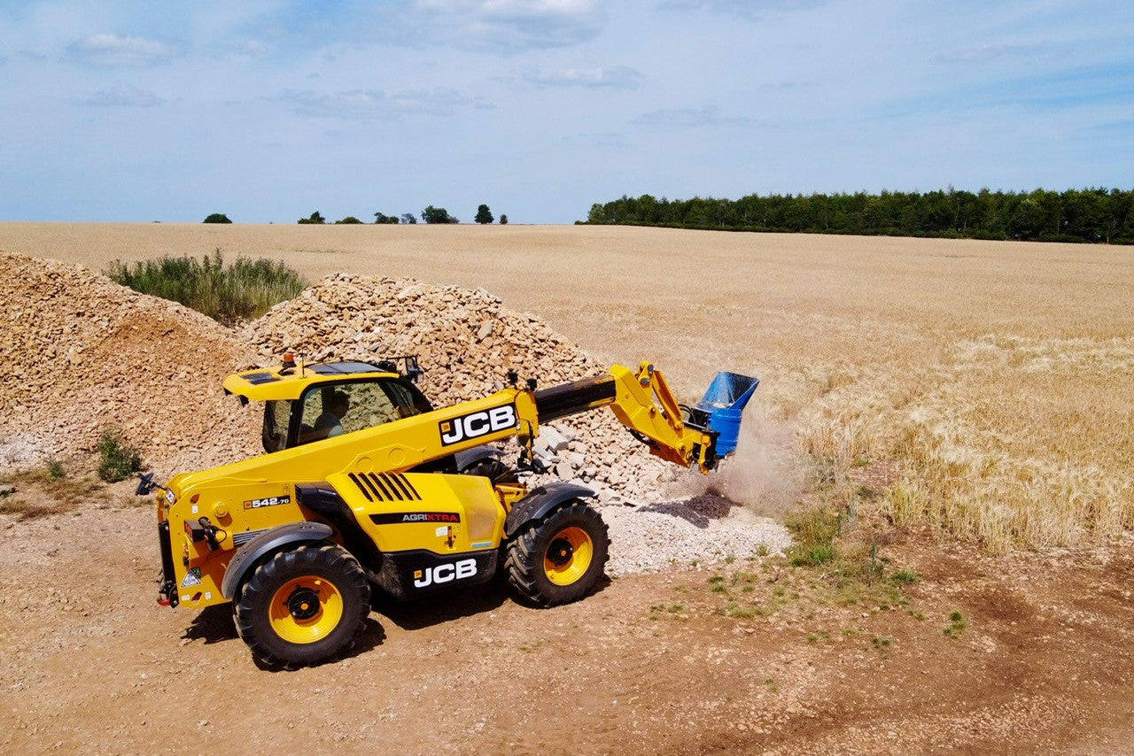 AUGER TORQUE CONE CRUSHER BUCKET WITH ROTATING CONE FOR EXCAVATOR, BACKHOE & SKID-STEER