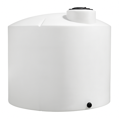 Norwesco 7800 Gallon Plastic Vertical Liquid Storage Tank in White