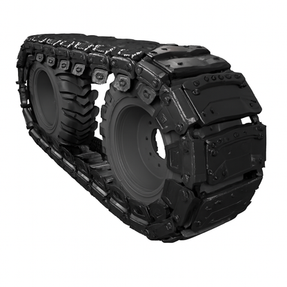 McLaren Industries MAGNUM OTT™ Tracks | Width 10" To 12" | Fits 10" & 12" Tires | Heavy-Duty Over The Tire | Ultimate Traction & Flotation | 8 To 25 GPM | For Skid Loader Tracks