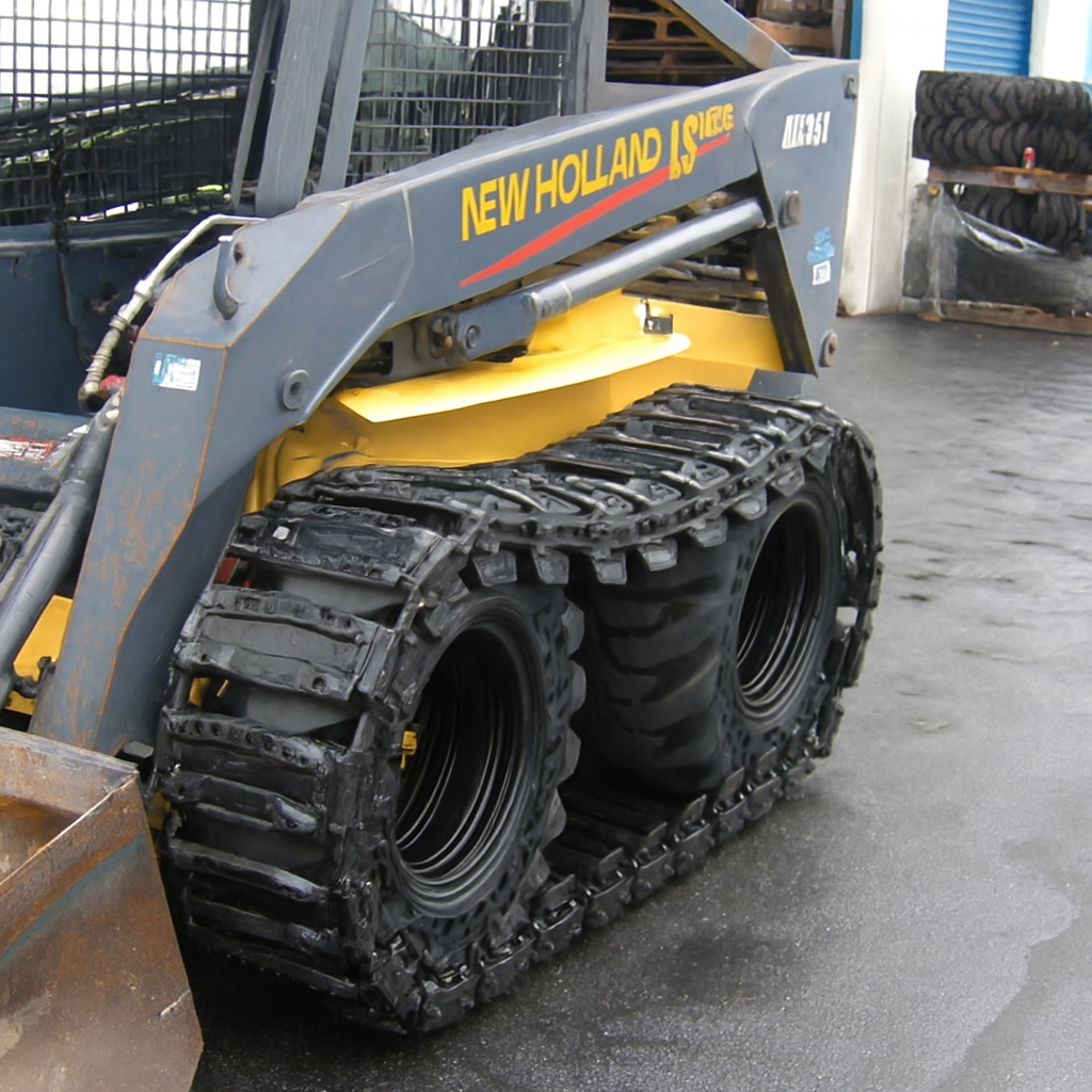 McLaren Industries MAGNUM OTT™ Tracks | Width 10" To 12" | Fits 10" & 12" Tires | Heavy-Duty Over The Tire | Ultimate Traction & Flotation | 8 To 25 GPM | For Skid Loader Tracks