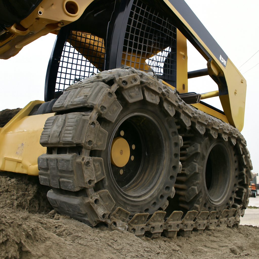 McLaren Industries Rubber OTT Over The Tire Tracks | Width Fits 10"–14" Tires | 8 To 25 GPM | For Skid Steer
