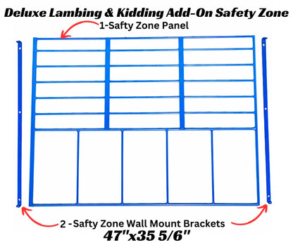 Sydell Safety Zone For Deluxe Lambing/Kidding Add-On Pens | #0653-5B | For Newborn Lamb & Kid Protection