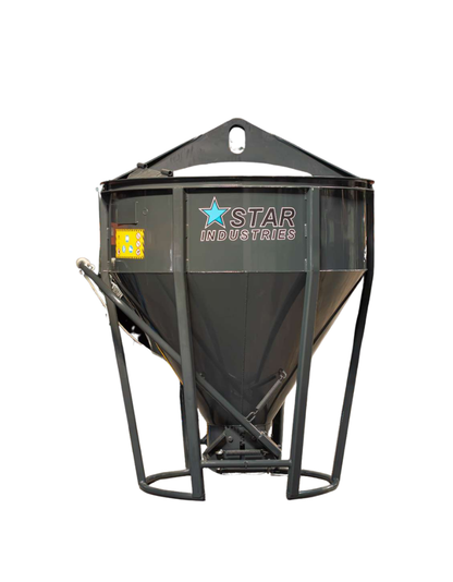 Star Industries Crane & Forklift Concrete Bucket | Width 49" | 6–35 GPM | For Mini Skid Steers