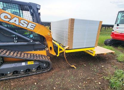 Vacuworx Solar Panel Lifter & Pallet Curler System | Model SPL Series | Width 30.1" | 300 lb Capacity | Up To ~8 Ton | For Mini Excavator
