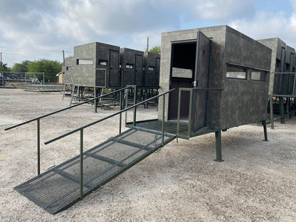 AWS Blind | Insulated Hunting Blind | Model 5x9 Ground Blind | Height Up to 20' | Width 60" x 84" | Stationary Setup | For Deer Hunters & Wildlife Enthusiasts