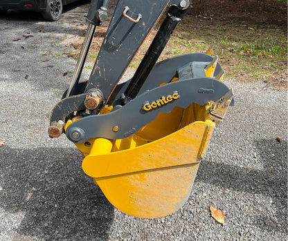 Gentec Equipment Hydraulic Pin-On Thumb | Model PT220 | Tine Thickness 1/2" | Machine Size 2-5 Tons | For Excavators