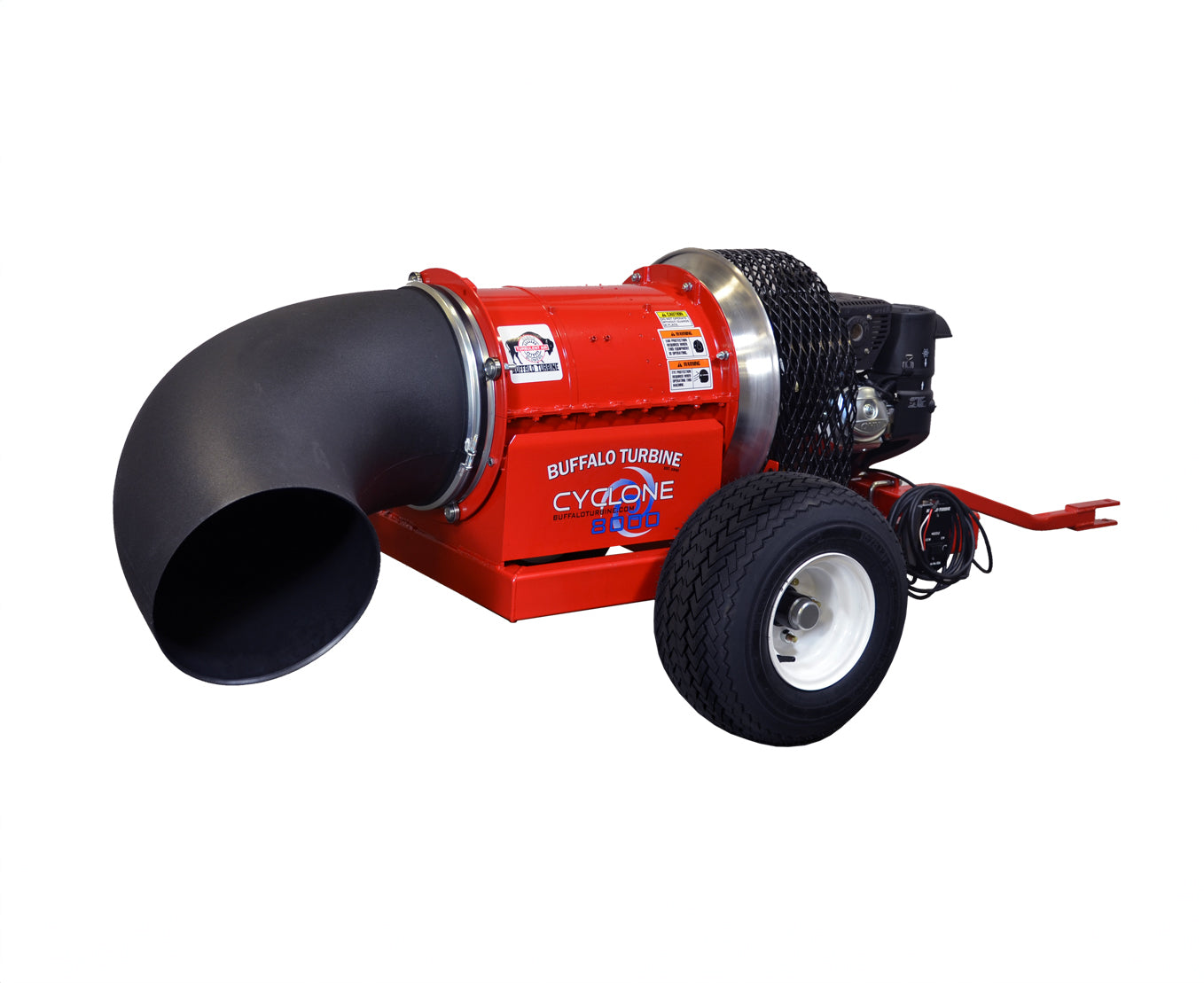 Buffalo Turbine Model BT-CKB6 Tow Behind Debris Blower - 360° Nozzle Control - With Heavy Duty Air Cleaner