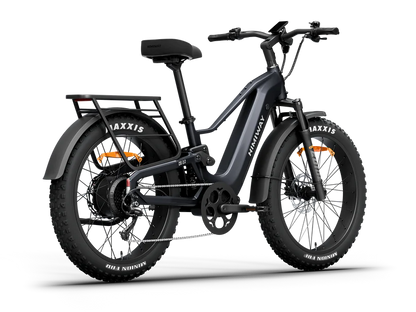 Himiway | Electric Bike | Model D5 2.0 | High-Step & Step-Thru | 750W Hub Motor | 26 x 4.0” Fat Tires | 65 Mile Range | 400 lb Payload | 90Nm Torque | For Commuting, Trail Riding & All-Terrain Adventure