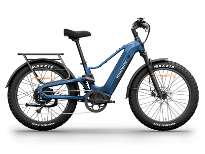Himiway | Electric Bike | Model D5 2.0 | High-Step & Step-Thru | 750W Hub Motor | 26 x 4.0” Fat Tires | 65 Mile Range | 400 lb Payload | 90Nm Torque | For Commuting, Trail Riding & All-Terrain Adventure
