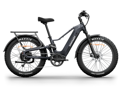 Himiway | Electric Bike | Model D5 2.0 | High-Step & Step-Thru | 750W Hub Motor | 26 x 4.0” Fat Tires | 65 Mile Range | 400 lb Payload | 90Nm Torque | For Commuting, Trail Riding & All-Terrain Adventure