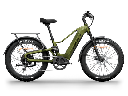 Himiway | Electric Bike | Model D5 2.0 | High-Step & Step-Thru | 750W Hub Motor | 26 x 4.0” Fat Tires | 65 Mile Range | 400 lb Payload | 90Nm Torque | For Commuting, Trail Riding & All-Terrain Adventure