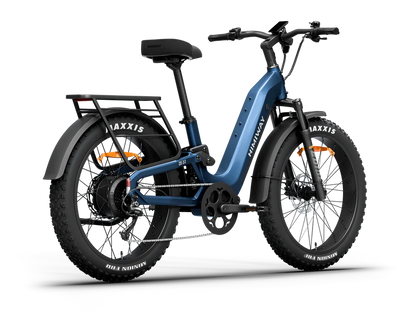 Himiway | Electric Bike | Model D5 2.0 ST (Step-Thru) | 750W Hub Motor | 26 x 4.0” Fat Tires | 65 Mile Range | 400 lb Payload | 90Nm Torque | For Urban Commuting & All-Terrain Adventure