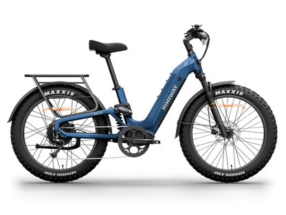 Himiway | Electric Bike | Model D5 2.0 ST (Step-Thru) | 750W Hub Motor | 26 x 4.0” Fat Tires | 65 Mile Range | 400 lb Payload | 90Nm Torque | For Urban Commuting & All-Terrain Adventure