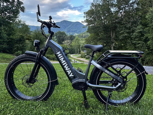 Himiway D5 ST (Zebra ST) | Premium All-terrain Electric Fat Bike | 500W Mid-Drive Motor | 60-80 Miles Per Charge