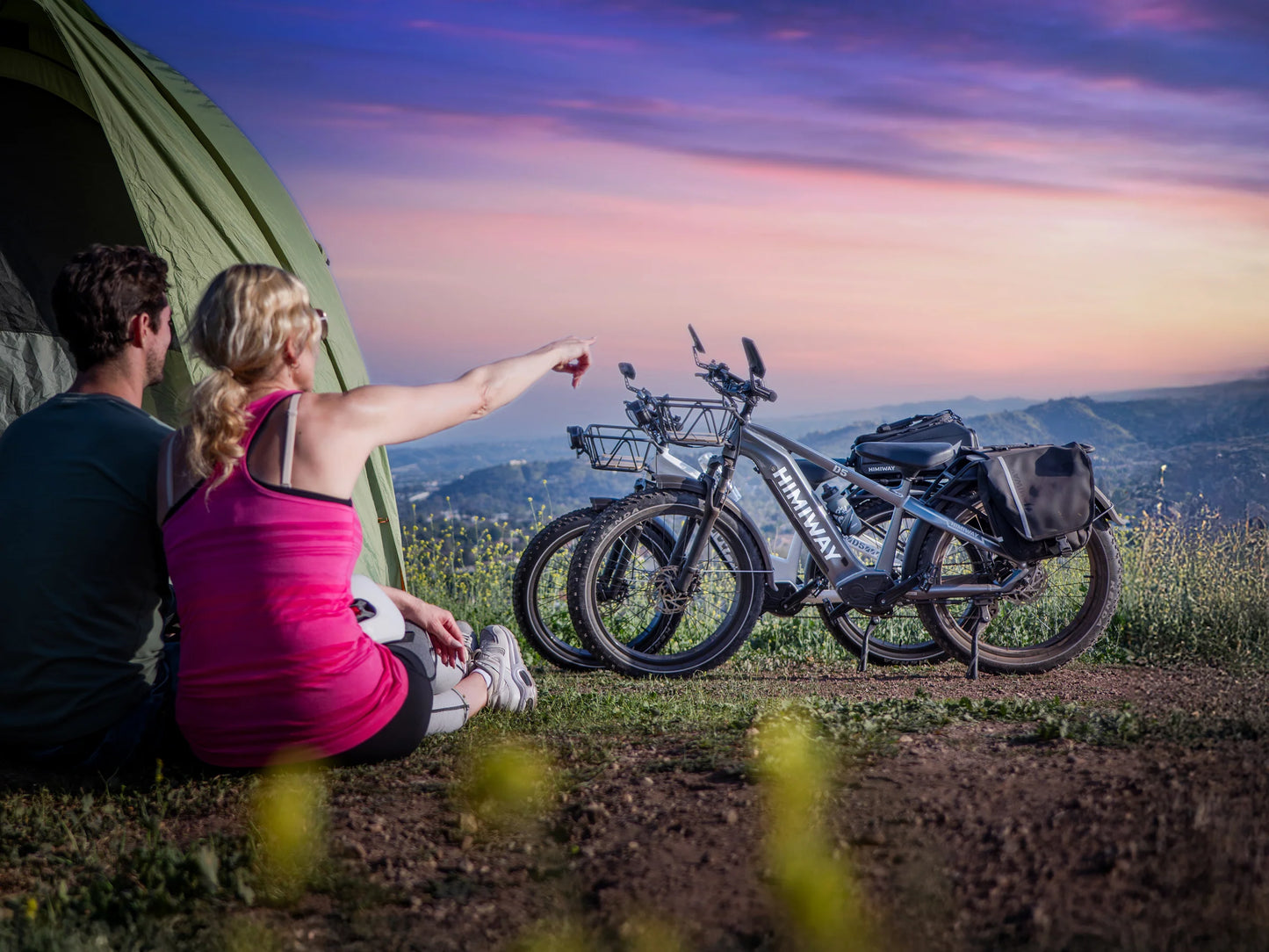 Himiway D5 ST (Zebra ST) | Premium All-terrain Electric Fat Bike | 500W Mid-Drive Motor | 60-80 Miles Per Charge