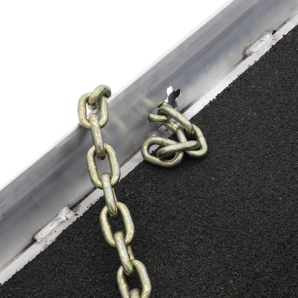 Heavy Duty Ramps Aluminum Dock Board | Model DB-20-72-48-GRIT | Size 48" L x 72" W | Capacity 20,000 lb | Horsepower 23 HP | For Warehouses, Loading Docks & Forklifts