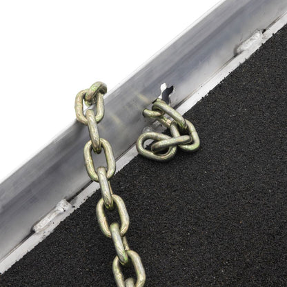 Heavy Duty Ramps Aluminum Dock Board | Model DB-20-72-48-GRIT | Size 48" L x 72" W | Capacity 20,000 lb | Horsepower 23 HP | For Warehouses, Loading Docks & Forklifts