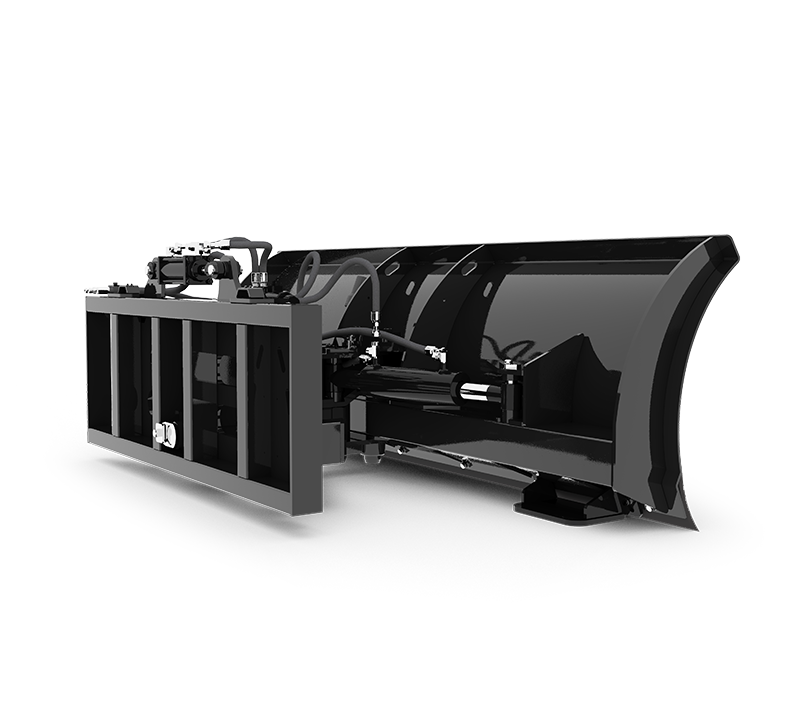 HLA Attachment Heavy Duty Dirt Blade Hydraulic Angle & Tilt Less Mount | Model DB72-84-96 | 72"-84"- 96" Width | For Tractor