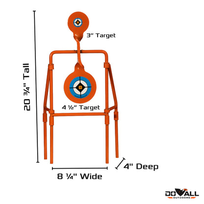 Do All Traps Double Blast High Cal Spinner | Model DBHR93 | Frame Depth 4" | Frame Width 8 ¼"