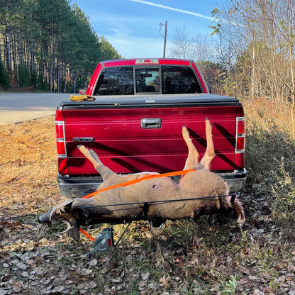 KShot Hitch-Mounted Deer Hoist & Carrier | Model DEER-HOIST-CARRIER | 40.25" L x 18.5" W | 600 lb Capacity | 20 To 100+ HP | Trucks, SUVs, ATVs & UTVs