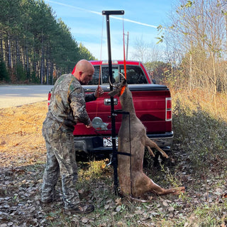 KShot Deer Hoist & Carrier | CL-DEER-HOIST-CARRIER | Width 30" | 600 lb Capacity | Hitch Mounted | | 20 To 100+ HP For Trucks & SUVs