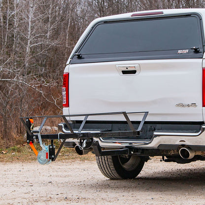 KShot Hitch-Mounted Deer Hoist & Carrier | Model DEER-HOIST-CARRIER | 40.25" L x 18.5" W | 600 lb Capacity | 20 To 100+ HP | Trucks, SUVs, ATVs & UTVs