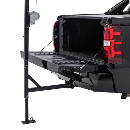 KShot Deluxe Hitch-Mounted Deer Hoist W/ Swivel & Gambrel | Model DEER-HOIST-SWIVEL | Height 95.75" | 20 To 100+ HP | For Trucks, SUVs, ATVs & UTVs