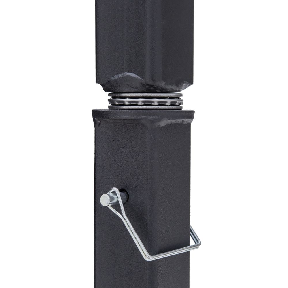 KShot Deluxe Hitch-Mounted Deer Hoist W/ Swivel & Gambrel | Model DEER-HOIST-SWIVEL | Height 95.75" | 20 To 100+ HP | For Trucks, SUVs, ATVs & UTVs
