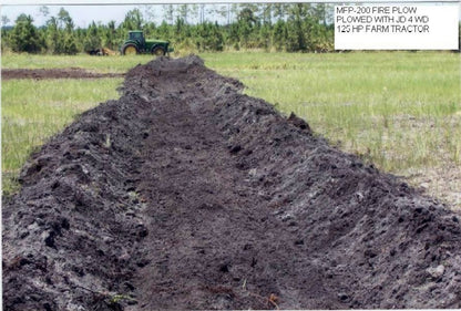Marden Industries Fire Plow | Model MFP 300 | 6‑Blade Drawbar Pull | Fire Break Width 168" | 250–300 HP | For Tractor