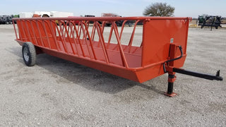 DH Farm Bale Feeder Wagon | Length 20' | 8-Lug Wheels | 40–60 HP | Towable | For Tractors