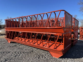 DH Farm Bale Feeder on Skids | Length 20' | 40–60 HP | For Tractors