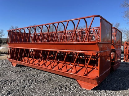 DH Farm Bale Feeder on Skids | Length 20' | 40–60 HP | For Tractors