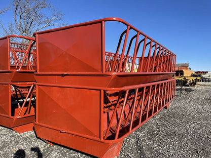DH Farm Bale Feeder on Skids | Length 20' | 40–60 HP | For Tractors