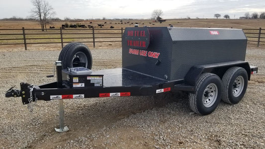 DH Farm HD Fuel Trailer w/ Spare | Model 750G | Capacity 750 Gallons | Frame 6″ C‑channel