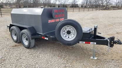 DH Farm HD Fuel Trailer w/ Spare | Model 750G | Capacity 750 Gallons | Frame 6″ C‑channel