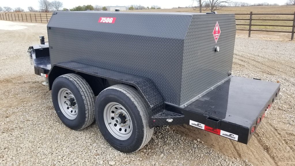 DH Farm HD Fuel Trailer w/ Spare | Model 750G | Capacity 750 Gallons | Frame 6″ C‑channel