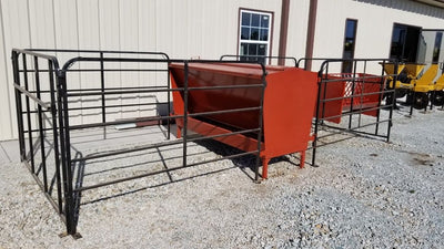 DH Farm 800 Calf Creep Feeder w/ Panels | Capacity 800 lbs | 4′ Tall × 6′ Long