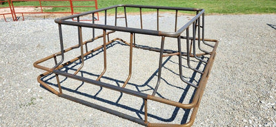 DH Farm Single Bale Pipe Hay Saver Feeder | 12‑Gauge Tubing