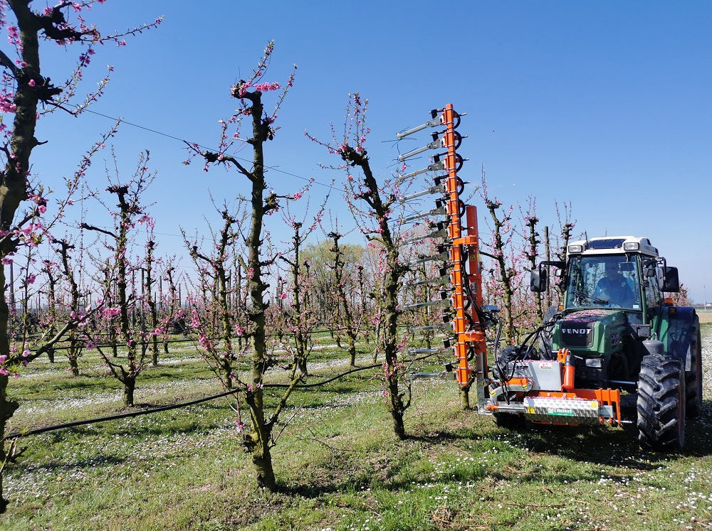 Rinieri Flower Thinning Machine Florix 8-10-12 Model | 8-10-12 Elements | 34" Hydraulic Lift for Tractor