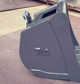 TAG Quick Coupler Dirt Bucket Series | Width 12"-36" | Machine Size 6–8 Ton | For Excavator & Backhoe Loaders