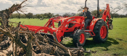 KIOTI | Manual Tractor with Loader | DK5020 | 62.8" Width | 50.3 HP | For Agricultural and Landscaping Tasks
