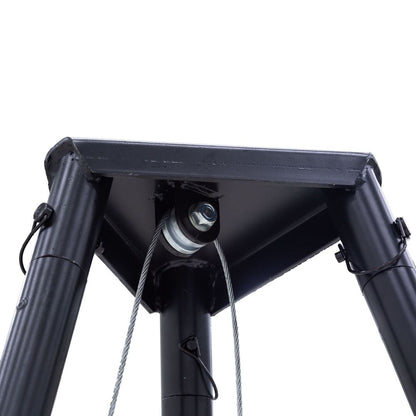 KShot Tripod Game Hoist W/ Gambrel | Model CL-DRC-DTP-V2 | Height 96" | Capacity 500 lbs | For Hunting, Field Dressing & Game Processing