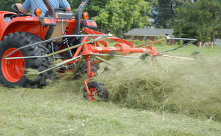 Befco | Hay Tedder | DRP-300 | 10′ Working Width | High-Strength Tines & Pneumatic Tires | Horsepower 20 To 50 HP | For Tractors