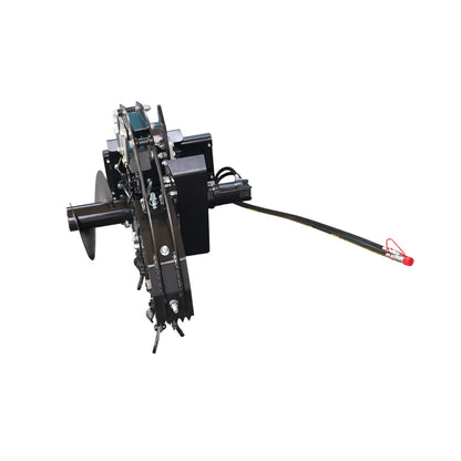 Landy Attachments Mini Skid Steer Trencher | Trenching Depth 37" | Cutting Width 6" | 20 GPM | For Mini Skid Steers