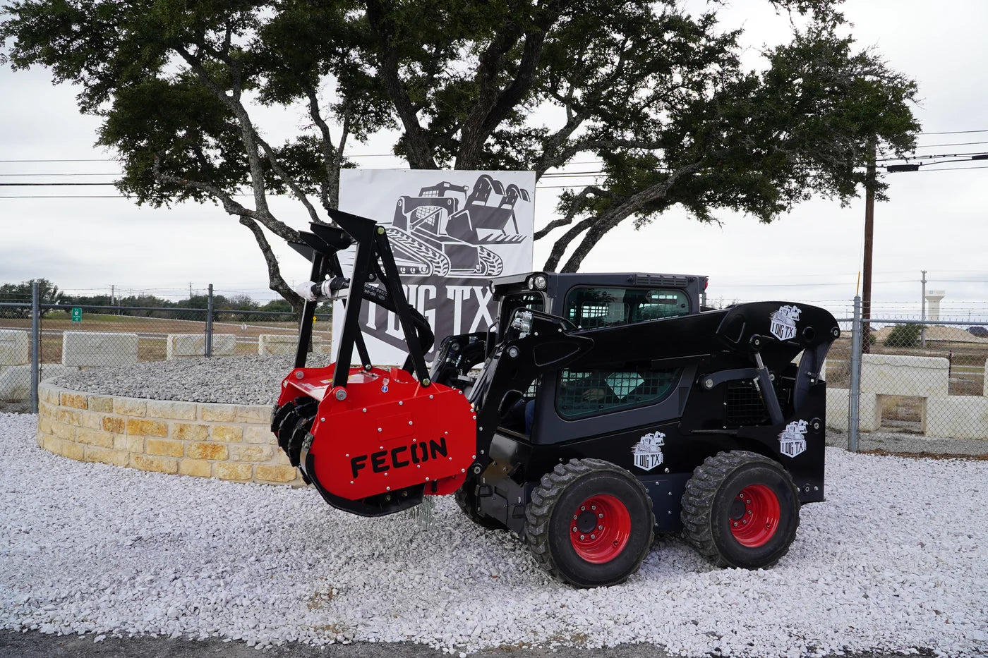 Fecon Bull Hog Mulcher | Model FGT Rotor | Size 74" & 85" | 30–50 GPM | For Skid Steer