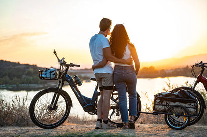 Himiway | Electric Bike | Model A7 Commuter | 27.5 x 2.4” Tires | 750W Hub Motor | 65 Mile Range | 400 lb Payload | Full Suspension Comfort | For Urban Comfort & All-Terrain Exploration