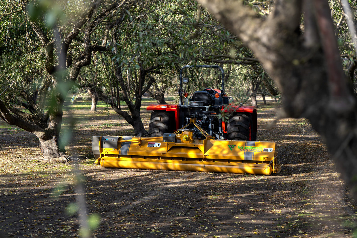 Vrisimo SM Sanitizer Orchard Mulcher | 10' & 12' Cutting Width For Tractor