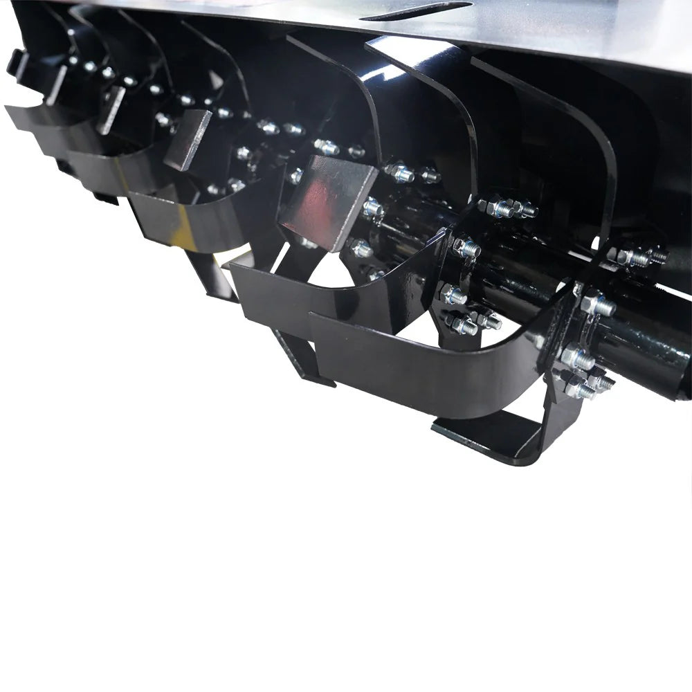 Landy Attachments Rotary Tiller | Tilling Width 72" | 20 GPM | 20-35 HP | For Skid Steers, UTVs, ATVs & Tractors
