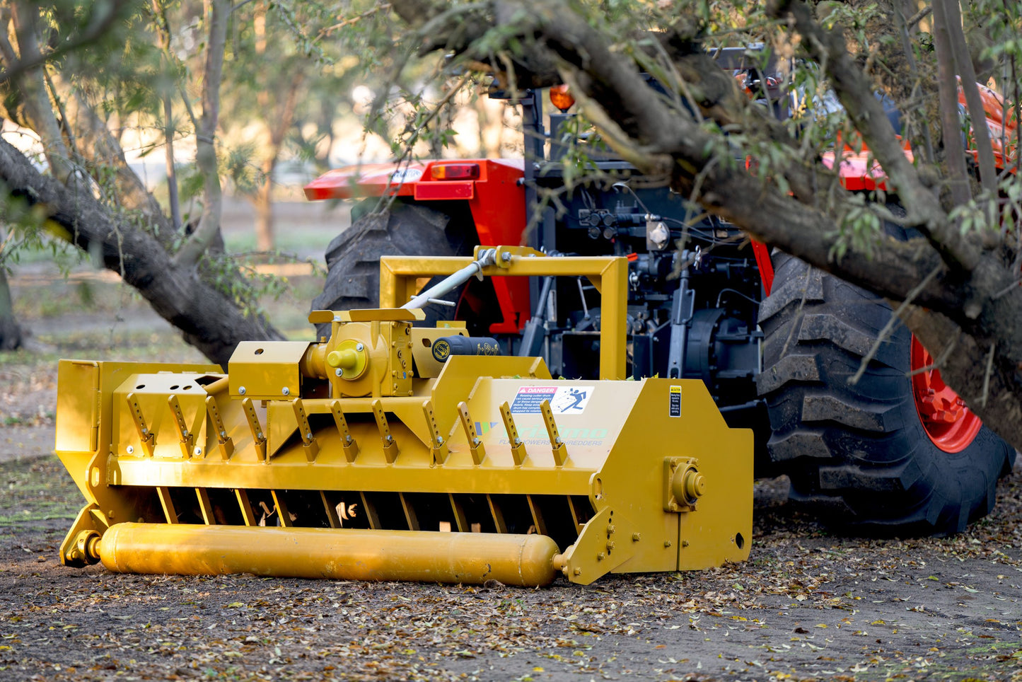 Vrisimo S-500 Series Brush Flail Shredder With Heavy Duty Wheel Kit | 6' / 7' 8' | 60-80HP For Tractor