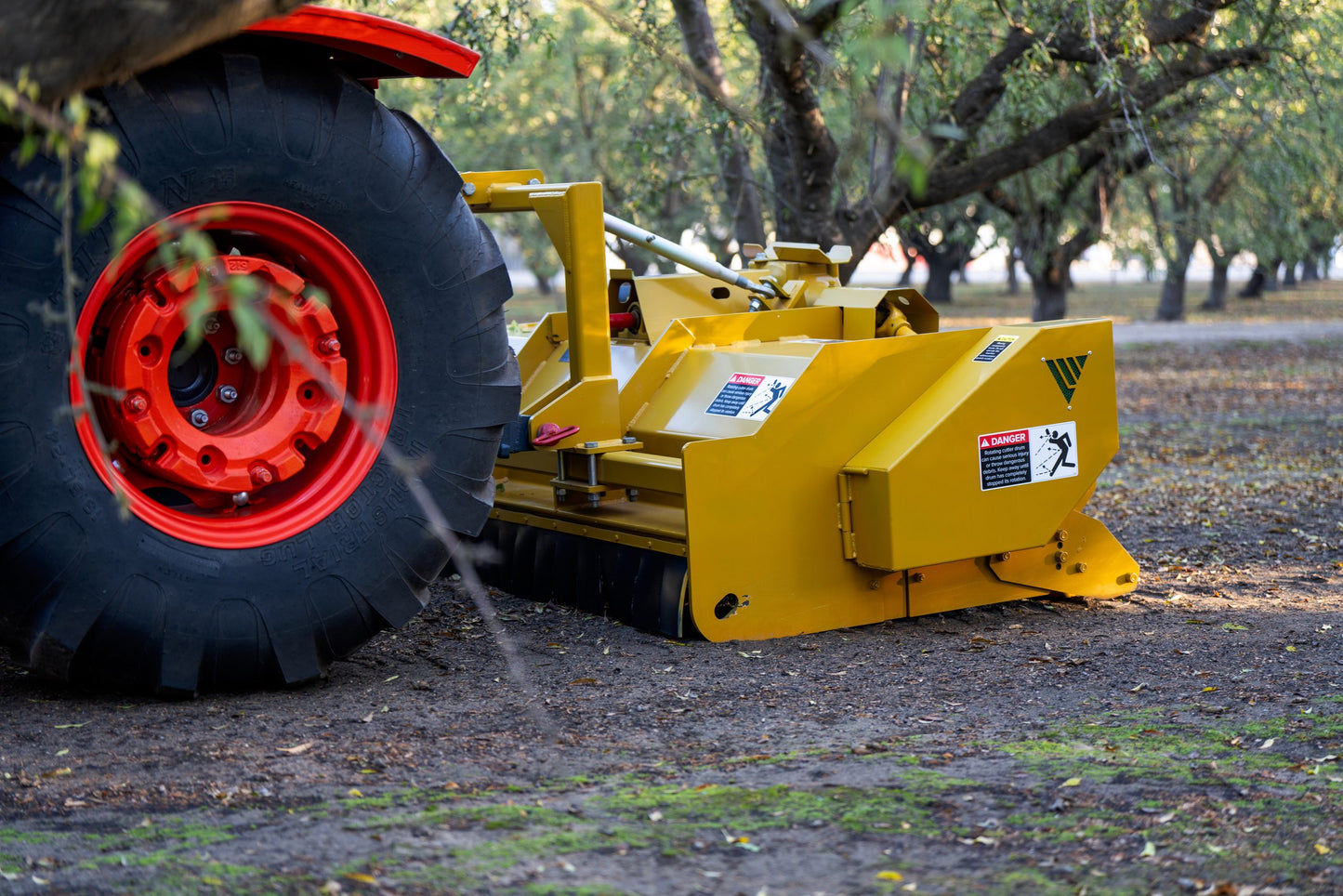 Vrisimo S-500 Series Brush Flail Shredder With Heavy Duty Wheel Kit | 6' / 7' 8' | 60-80HP For Tractor